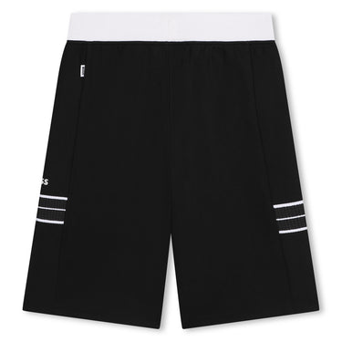 BOSS Short para niño y adolescente negro